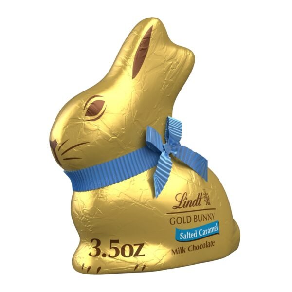 Lindt GOLD BUNNY Salted Caramel Milk Chocolate Easter Candy Hollow Bunny