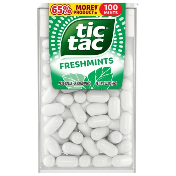 Tic Tac Freshmint Breath Mints, On-The-Go Refreshment, 1.7 oz