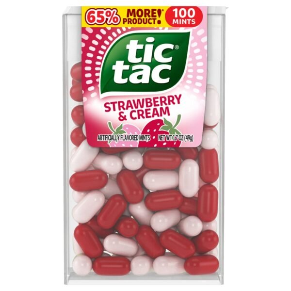 Tic Tac Strawberry & Cream Mints On-the-Go Refreshment