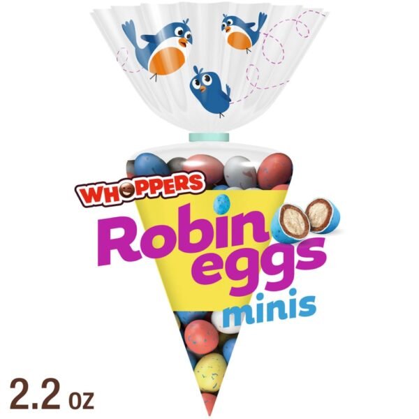 WHOPPERS Robin Eggs Malted Milk Balls Easter Candy Gift Bag