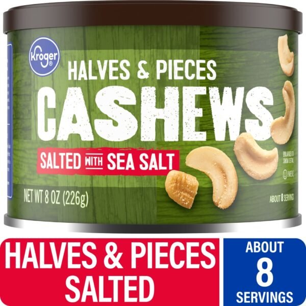 Kroger® Salted Cashew Halves & Pieces