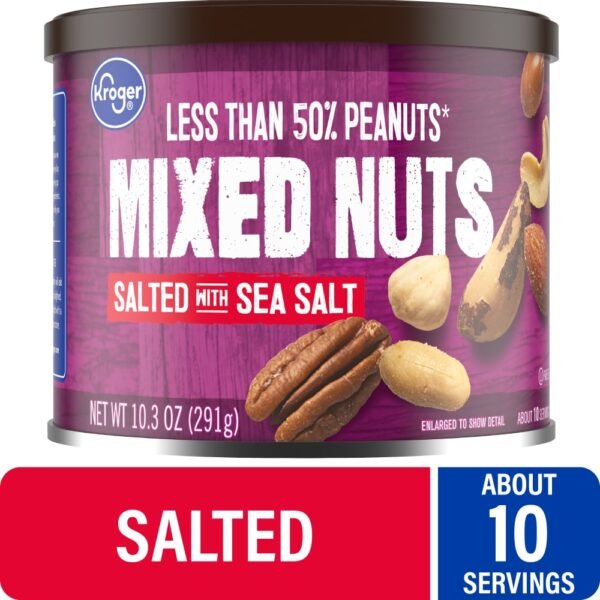 Kroger® Salted with Sea Salt Mixed Nuts