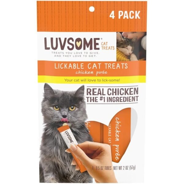 Luvsome® Chicken Purée Lickable Cat Treats