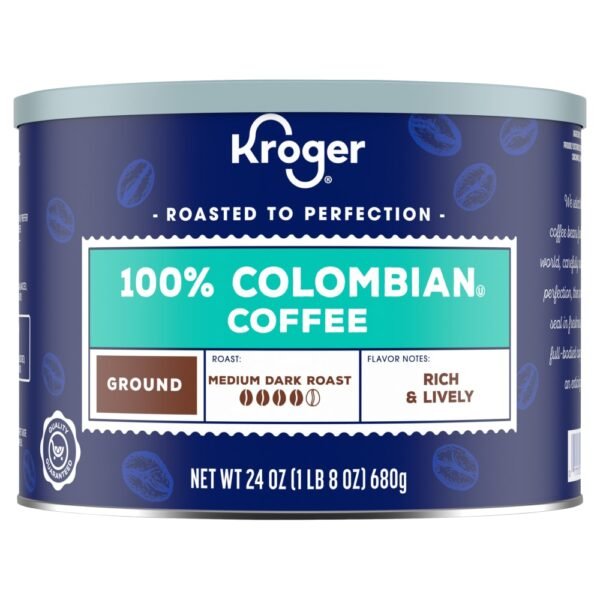 Kroger® 100% Colombian Medium Dark Roast Ground Coffee