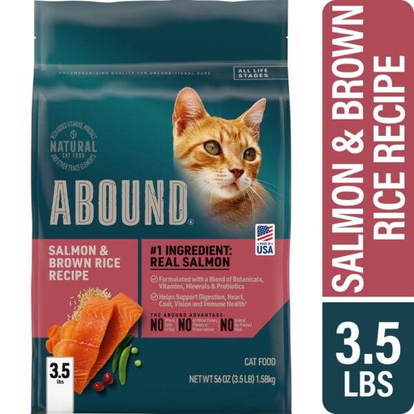 ABOUND® All Life Stages Dry Cat Food Salmon & Brown Rice