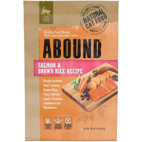 ABOUND® Salmon & Brown Rice Recipe Adult Dry Cat Food