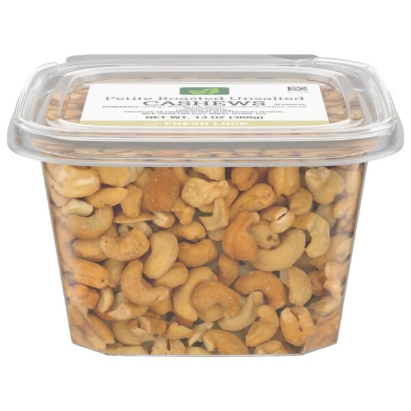 Petite Roasted Unsalted Cashews