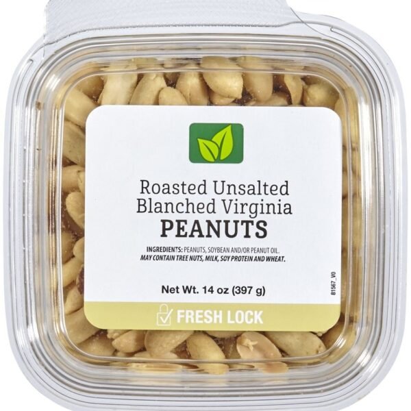 Roasted Unsalted Blanched Virginia Peanuts