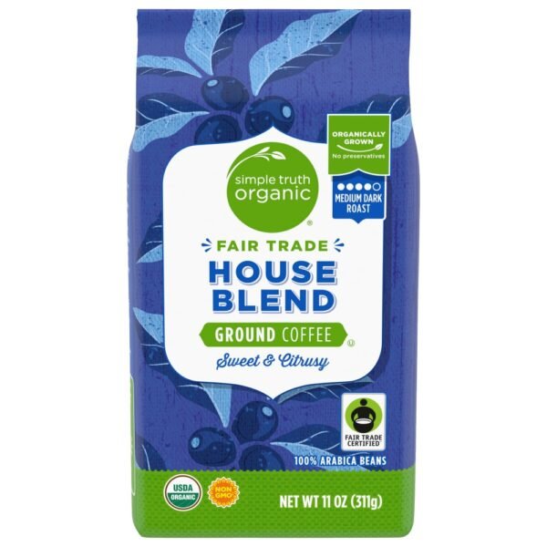 Simple Truth Organic® House Blend Medium Dark Roast Ground Coffee