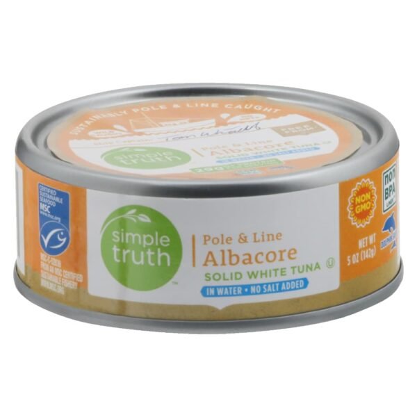 Simple Truth™ Pole & Line No Salt Added Albacore White Tuna in Water