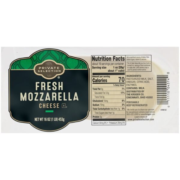 Private Selection® Fresh Mozzarella Cheese