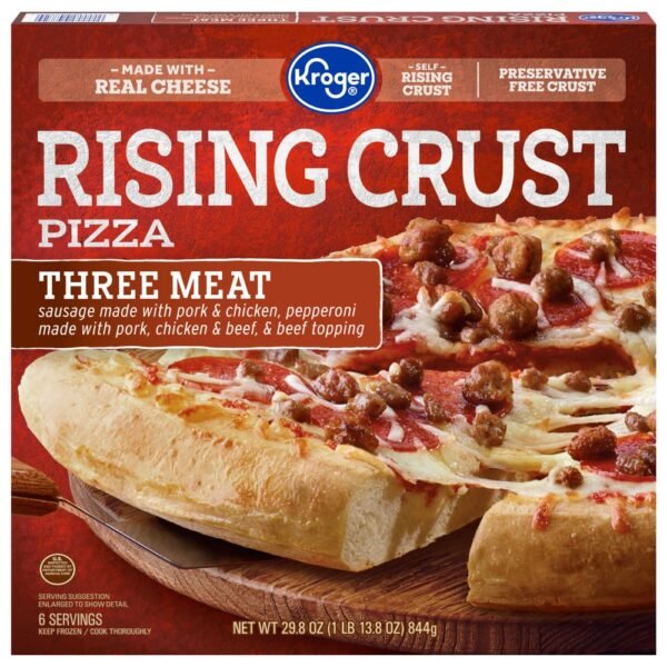 Kroger® Three Meat Rising Crust Frozen Pizza