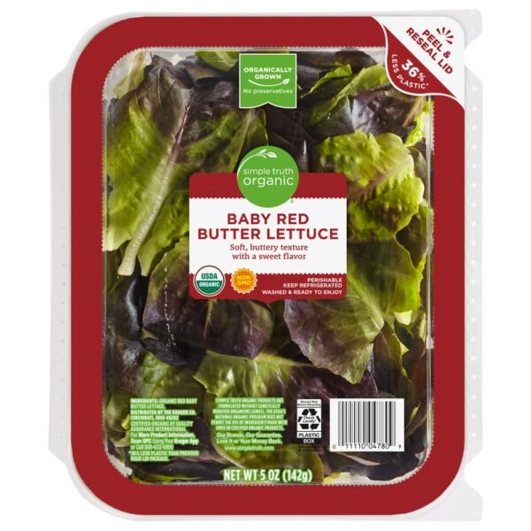 Simple Truth Organic® Baby Red Butter Lettuce