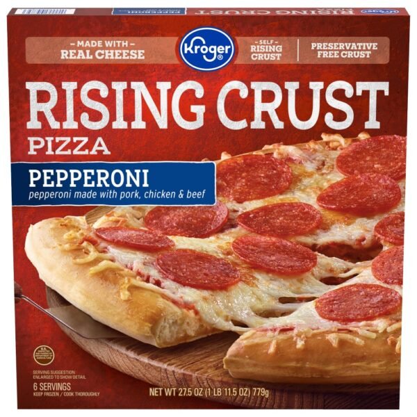 Kroger® Pepperoni Rising Crust Frozen Pizza