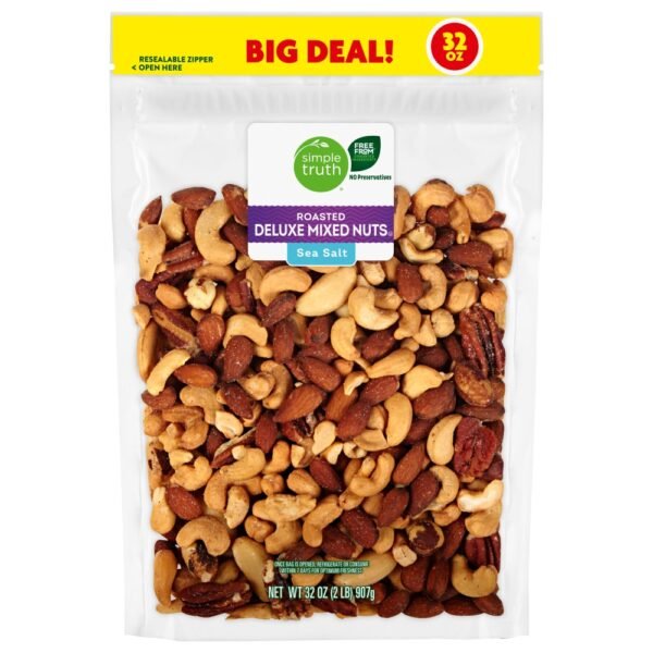 Simple Truth® Sea Salt Roasted Deluxe Mixed Nuts