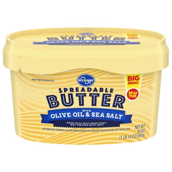 Kroger® Spreadable Butter With Olive Oil & Sea Salt BIG DEAL!