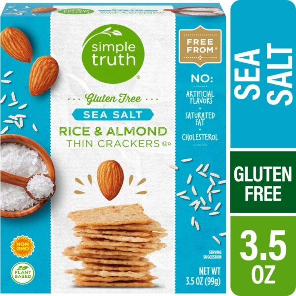 Simple Truth­® Gluten Free Sea Salt Rice & Almond Crisps Crackers
