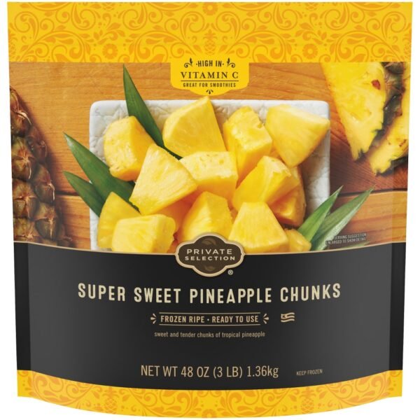 Private Selection® Super Sweet Frozen Pineapple Chunks