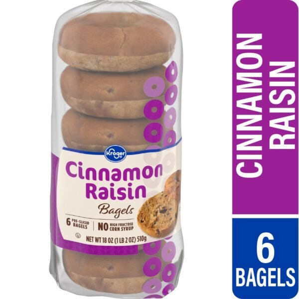 Kroger® Cinnamon Raisin Bagels