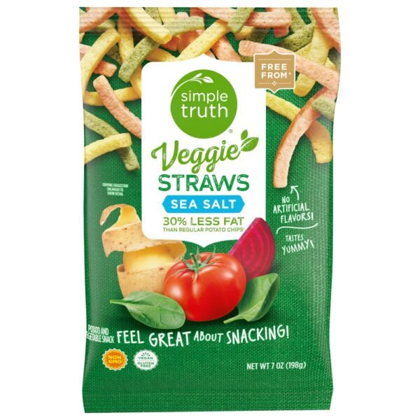 Simple Truth® Sea Salt Veggie Straws Chips