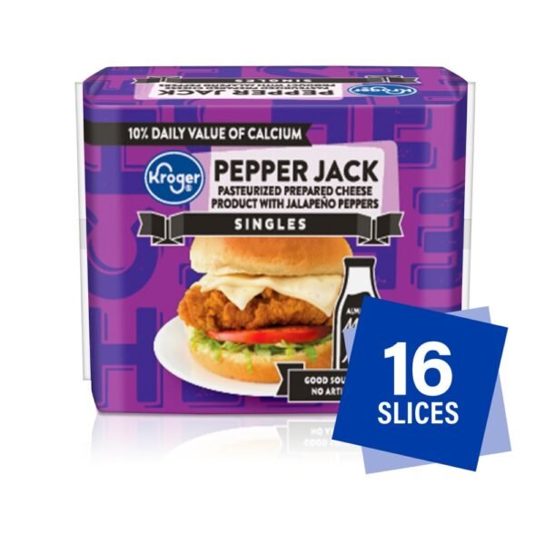 Kroger® Singles Pepper Jack Sliced Cheese