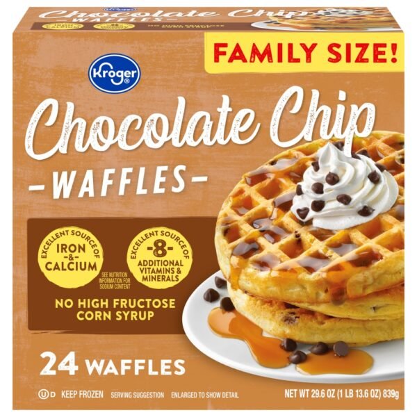 Kroger® Chocolate Chip Waffles