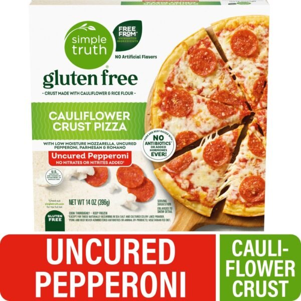 Simple Truth® Uncured Pepperoni Gluten Free Cauliflower Crust Frozen Pizza