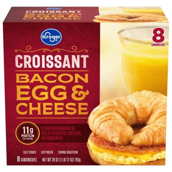 Kroger® Bacon Egg and Cheese Croissant Breakfast Sandwich