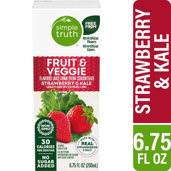 Simple Truth® Strawberry Kale Kids Juice Boxes