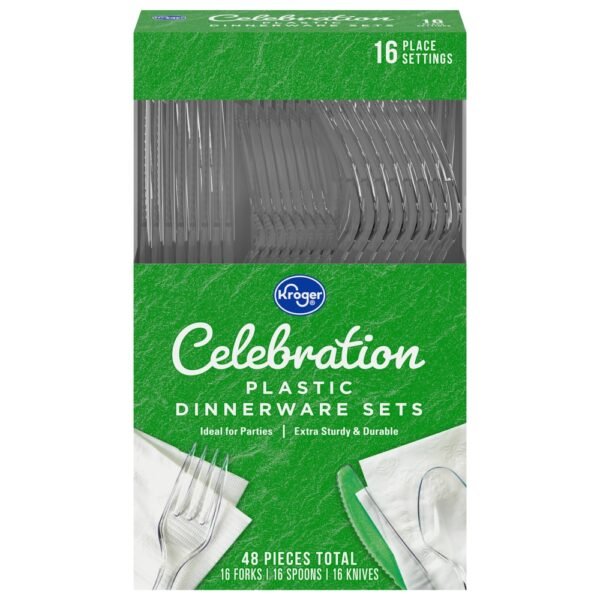 Kroger® Celebration Plastic Dinnerware Set