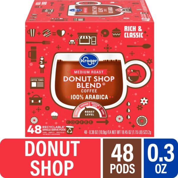 Kroger® Donut Shop Blend Medium Roast Coffee Pods
