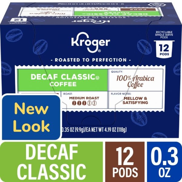 Kroger® Decaf Classic Medium Roast Coffee Pods