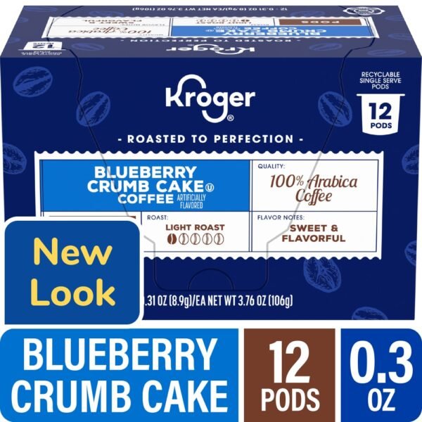 Kroger® Blueberry Crumb Cake Medium Roast Coffee Pods