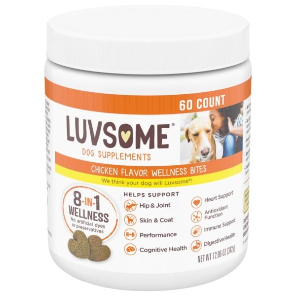 Luvsome® 8-in-1 Chicken Flavor Dog Wellness Bites