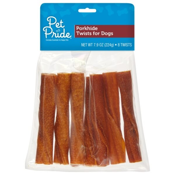Pet Pride® Porkhide Twists Dog Treats