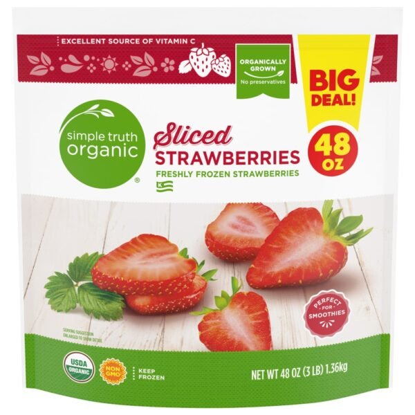 Simple Truth Organic® Frozen Sliced Strawberries
