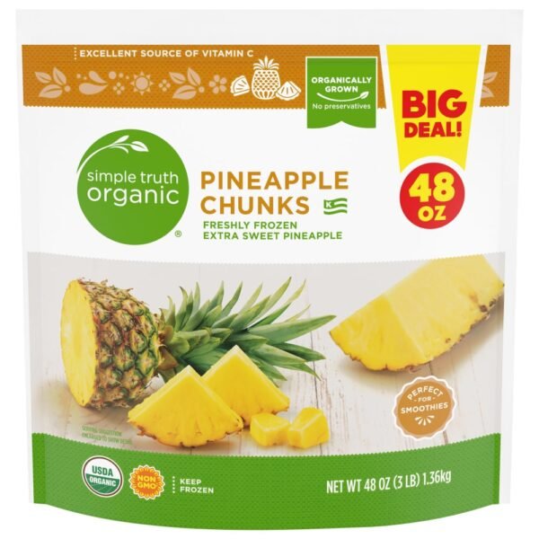 Simple Truth Organic® Freshly Frozen Extra Sweet Pineapple Chunks