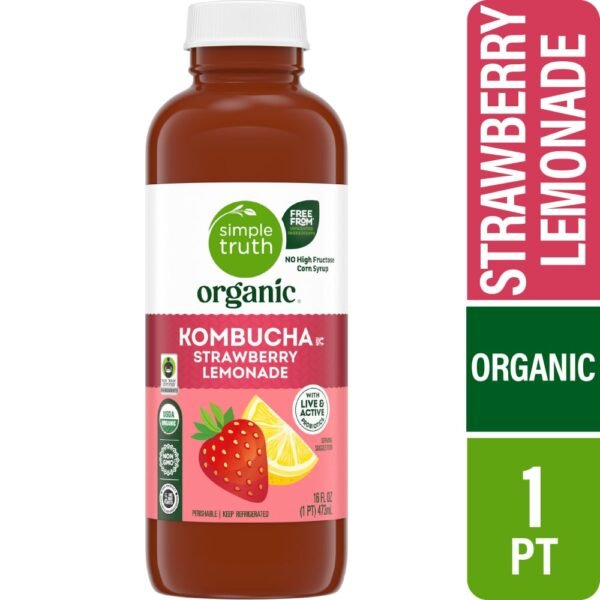 Simple Truth Organic® Strawberry Lemonade Kombucha