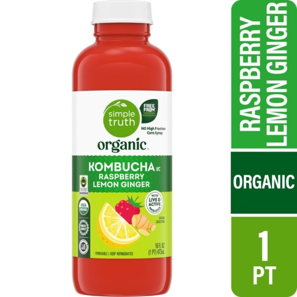 Simple Truth Organic® Raspberry Lemon Ginger Kombucha