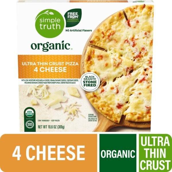 Simple Truth Organic® 4 Cheese Ultra Thin Crust Frozen Pizza