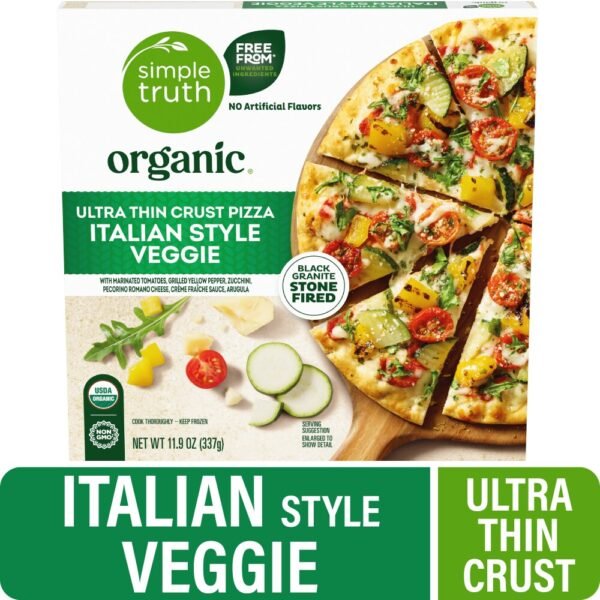 Simple Truth Organic® Italian Style Vegetable Ultra Thin Crust Frozen Pizza