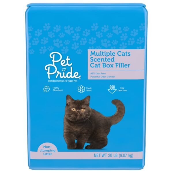Pet Pride® Scented Multi-Cat Box Filler Cat Litter