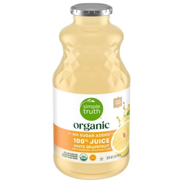 Simple Truth® Organic No Sugar Added 100% White Grapefuit Juice