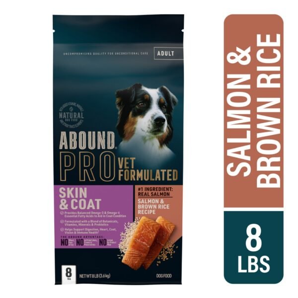 ABOUND® Pro Vet Formulated Skin & Coat Adult Dry Dog Food Salmon & Brown Rice