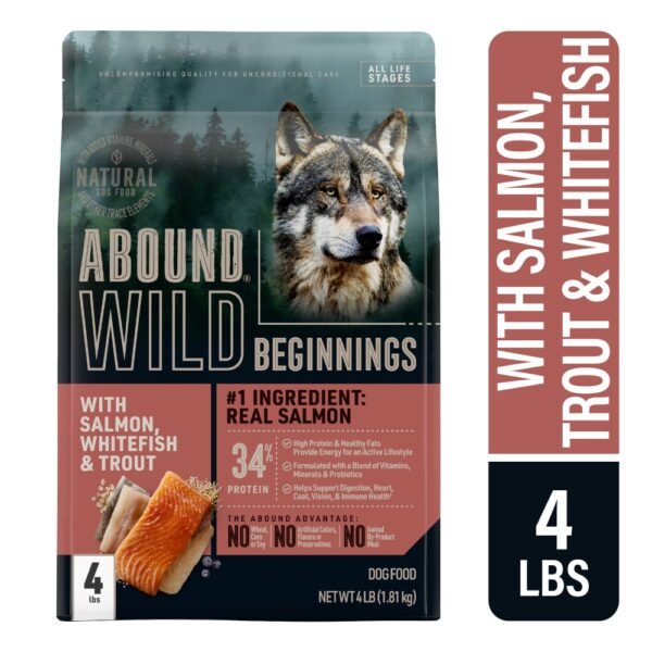 ABOUND® Wild Beginnings All Life Stages Dry Dog Food Salmon Whitefish & Trout