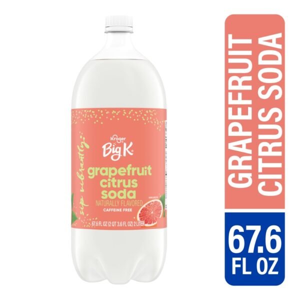 Big K® Grapefruit Citrus Caffeine Free Soda Bottle