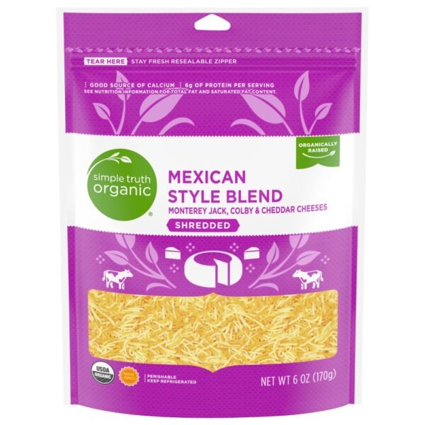 Simple Truth Organic® Mexican Style Blend Shredded Cheese