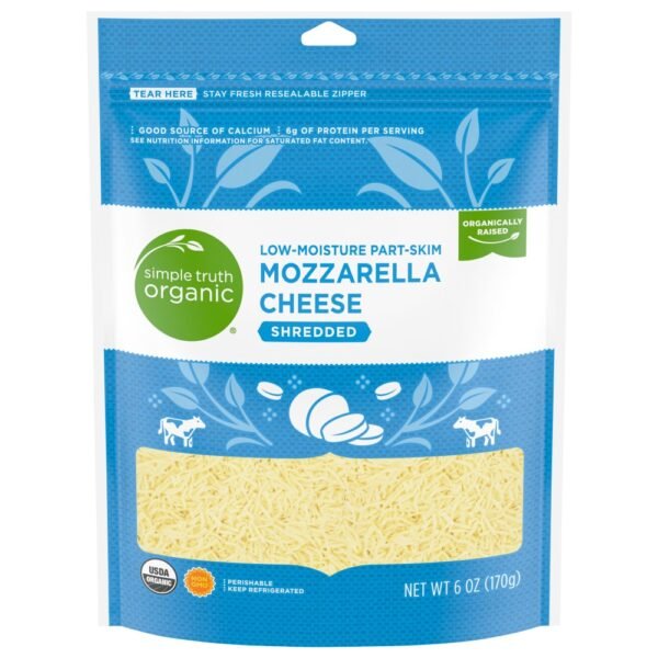 Simple Truth Organic® Low-Moisture Part-Skim Shredded Mozzarella Cheese