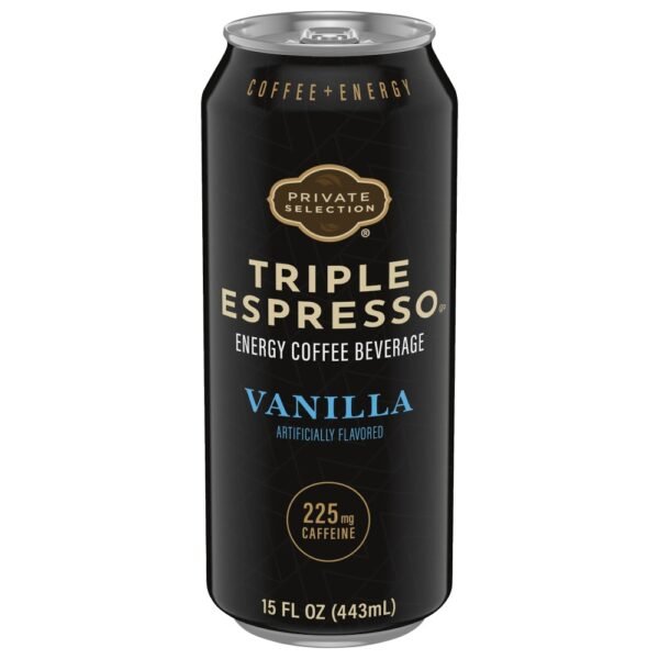 Private Selection® Vanilla Triple Espresso Energy Iced Coffee Can