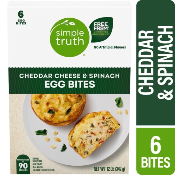 Simple Truth® Cheddar Cheese and Spinach Egg Bites